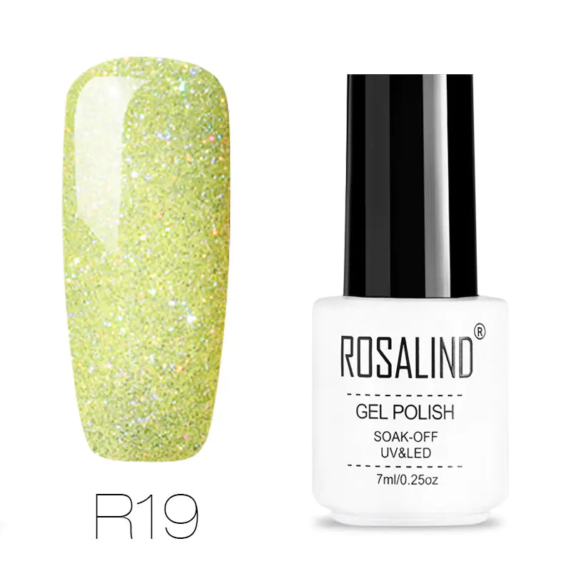 ROSALIND Nail Gel with Starry Rainbow Effects (29 Colors)