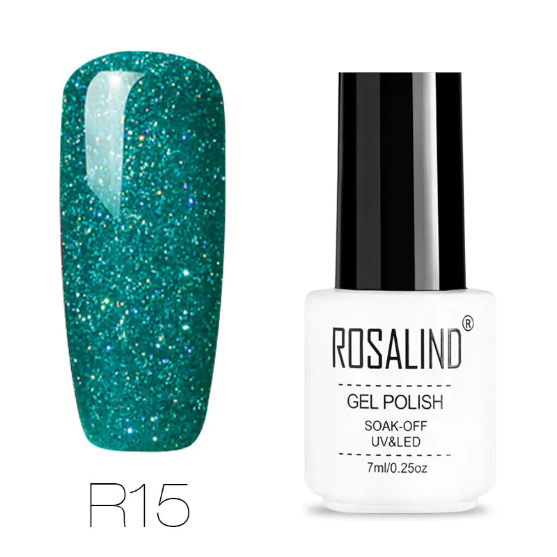 ROSALIND Nail Gel with Starry Rainbow Effects (29 Colors)