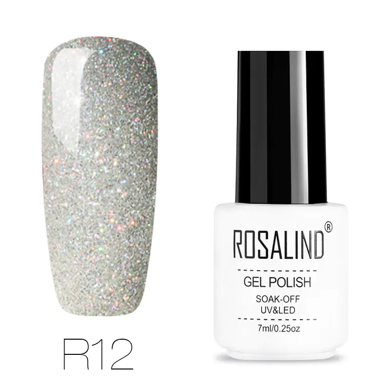 ROSALIND Nail Gel with Starry Rainbow Effects (29 Colors)