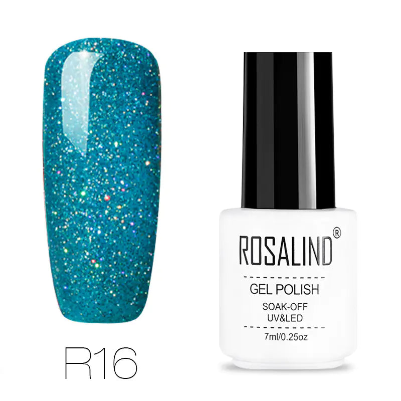 ROSALIND Nail Gel with Starry Rainbow Effects (29 Colors)