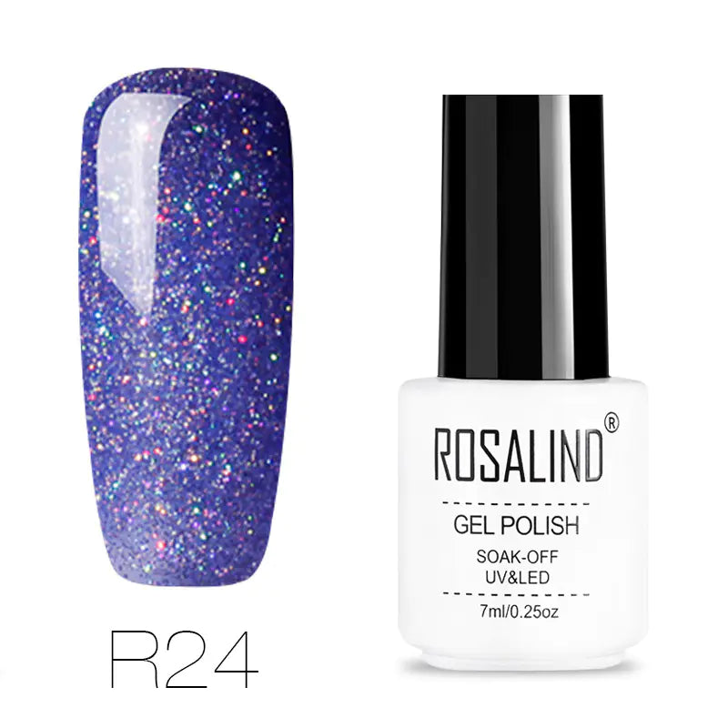 ROSALIND Nail Gel with Starry Rainbow Effects (29 Colors)