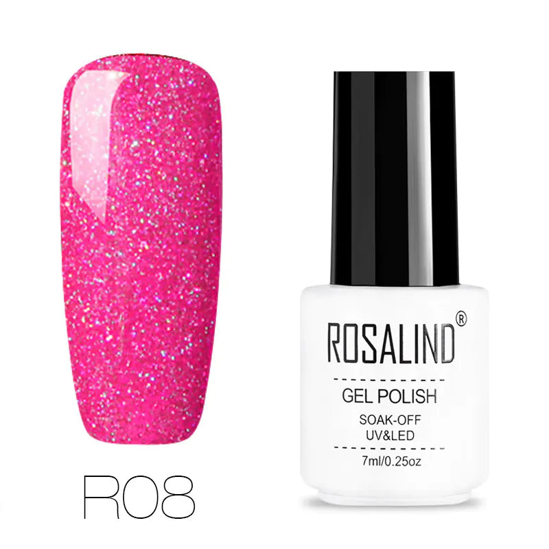 ROSALIND Nail Gel with Starry Rainbow Effects (29 Colors)