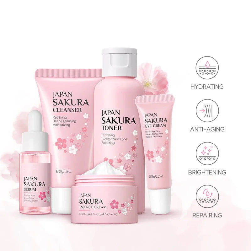 Sakura Moisturizing Face Cream Skin Care Kit
