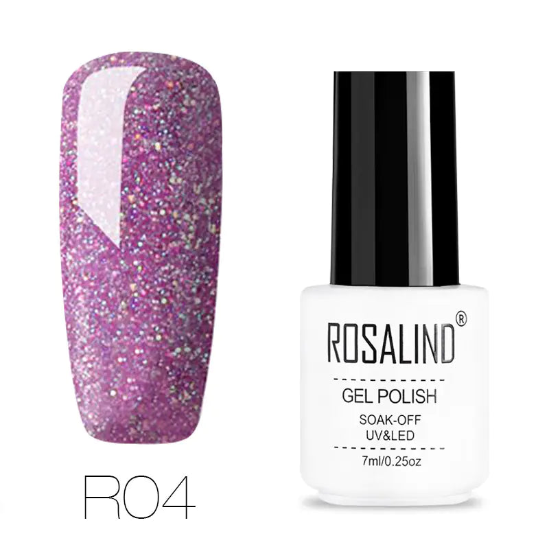 ROSALIND Nail Gel with Starry Rainbow Effects (29 Colors)