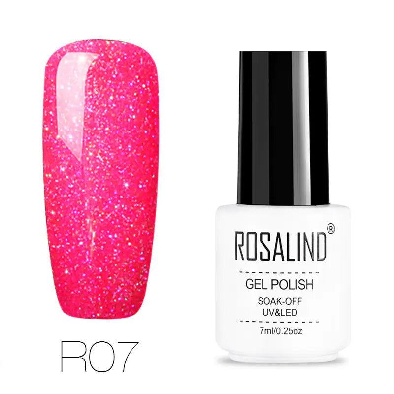 ROSALIND Nail Gel with Starry Rainbow Effects (29 Colors)