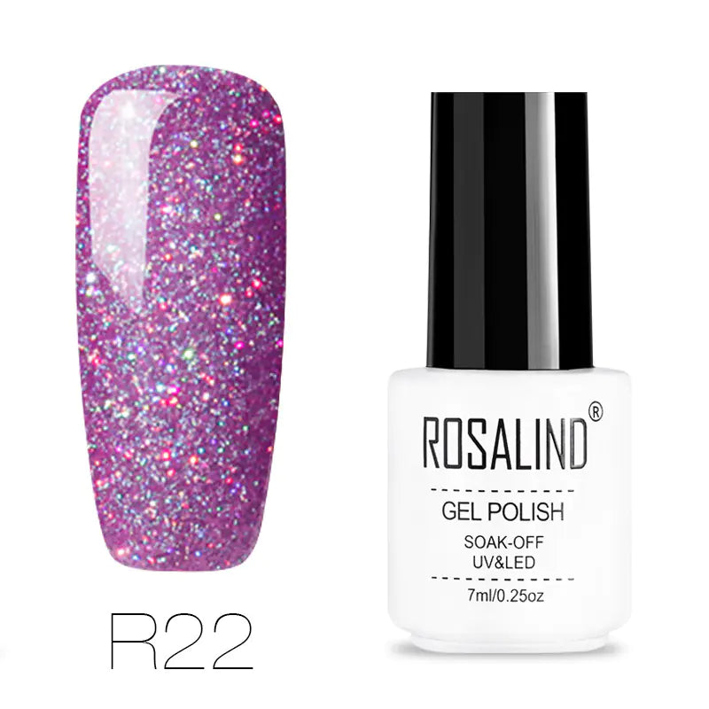 ROSALIND Nail Gel with Starry Rainbow Effects (29 Colors)