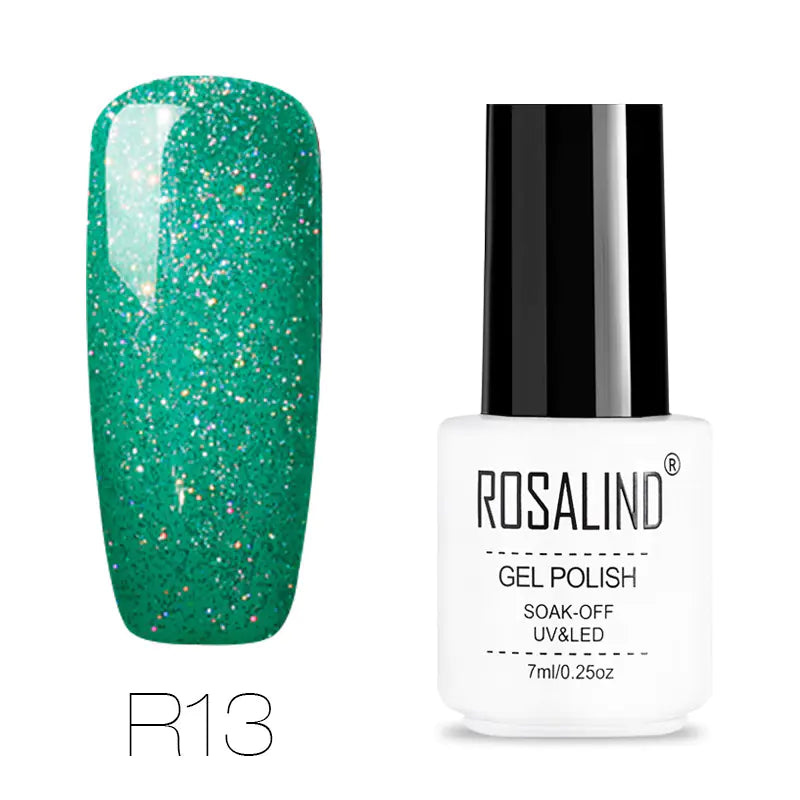 ROSALIND Nail Gel with Starry Rainbow Effects (29 Colors)