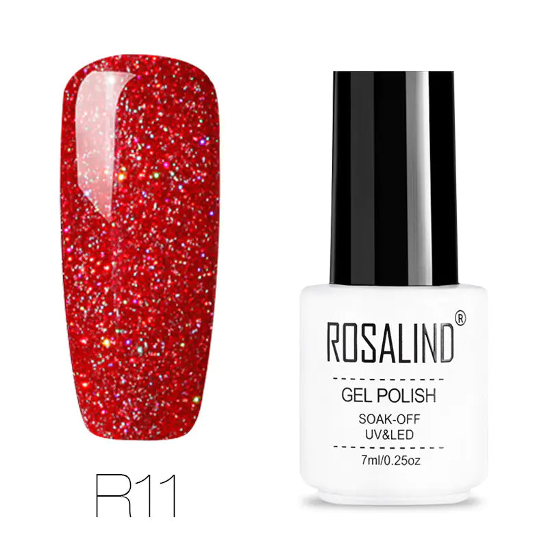 ROSALIND Nail Gel with Starry Rainbow Effects (29 Colors)