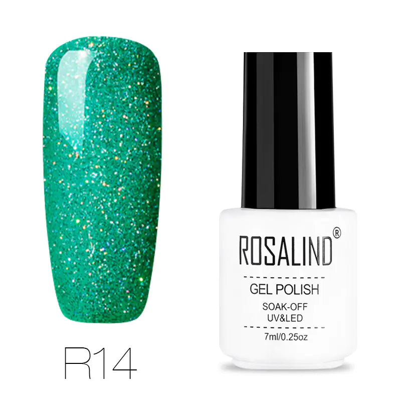 ROSALIND Nail Gel with Starry Rainbow Effects (29 Colors)