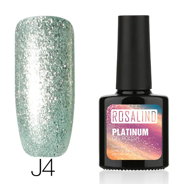 24-Color Platinum Gel Nail Set by ROSALIND