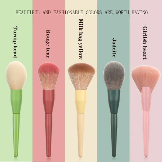 11-Piece Yellow Makeup Brush Set and Beauty Tools