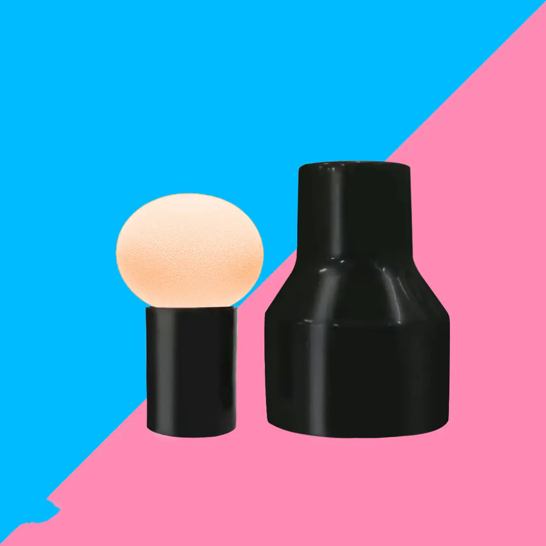 Mushroom Head Makeup Sponge Set for BB Cream & Blush