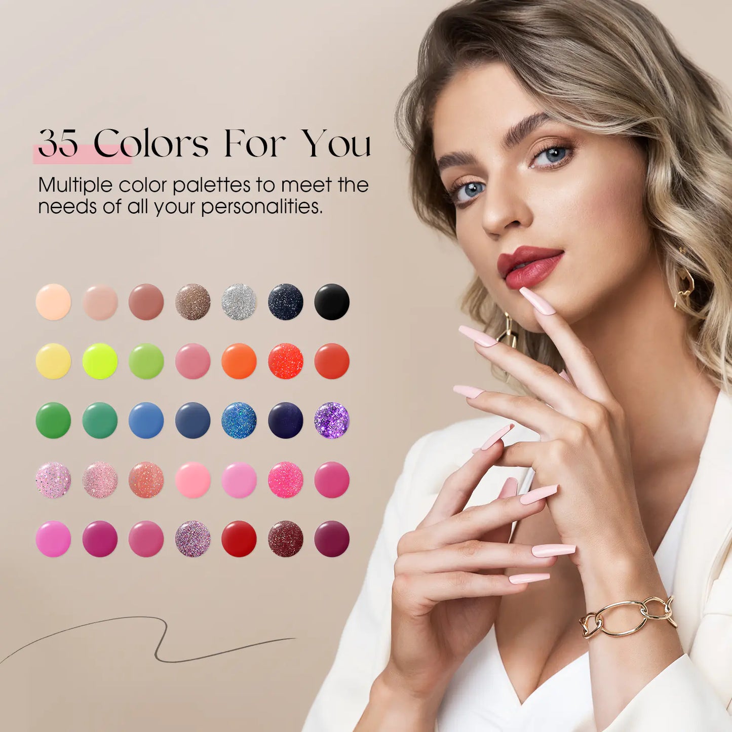 ROSALIND Nail Gel - 38 Piece Set