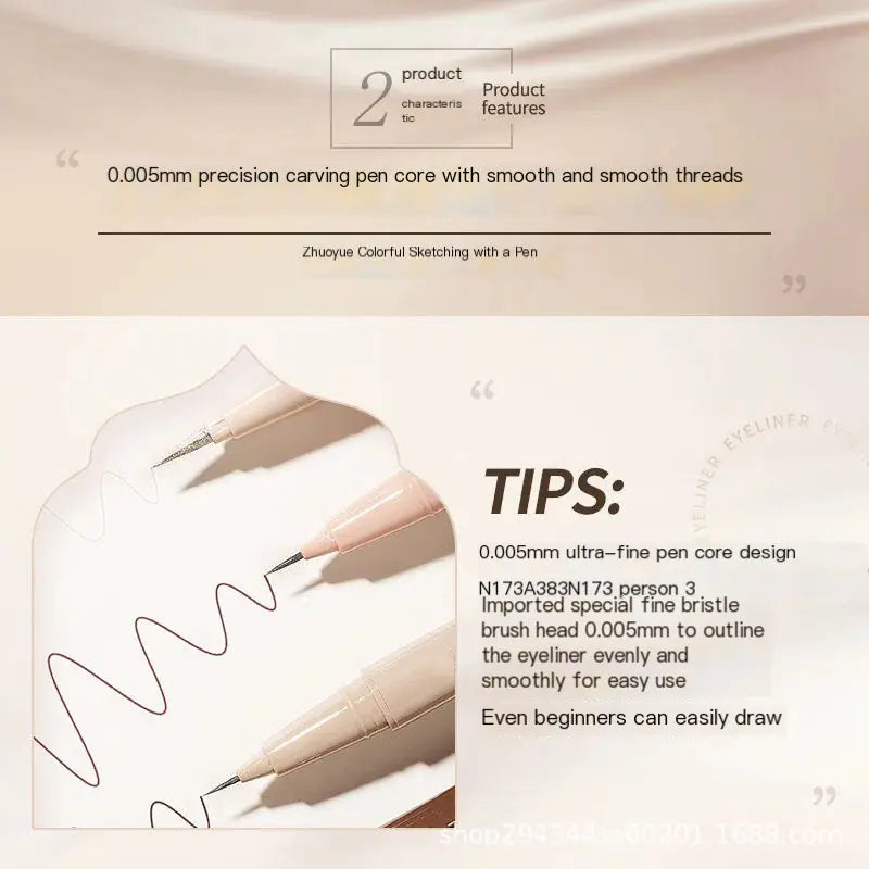 Ultra-Fine Waterproof Eyeliner Pen