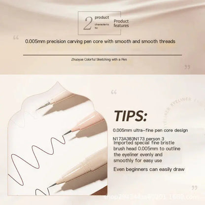 Ultra-Fine Waterproof Eyeliner Pen