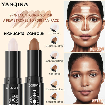 YANQINA Dual-Ended Highlighter and Contour Stick