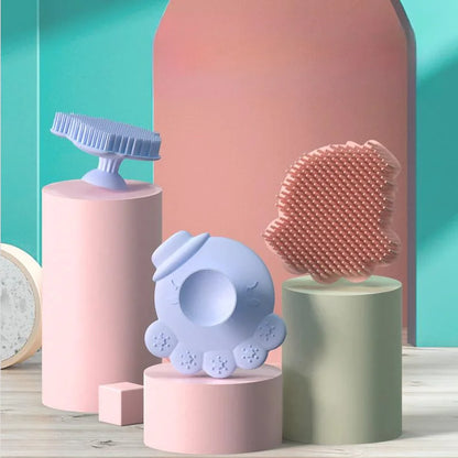 Silicone Bath and Shampoo Massage Brush