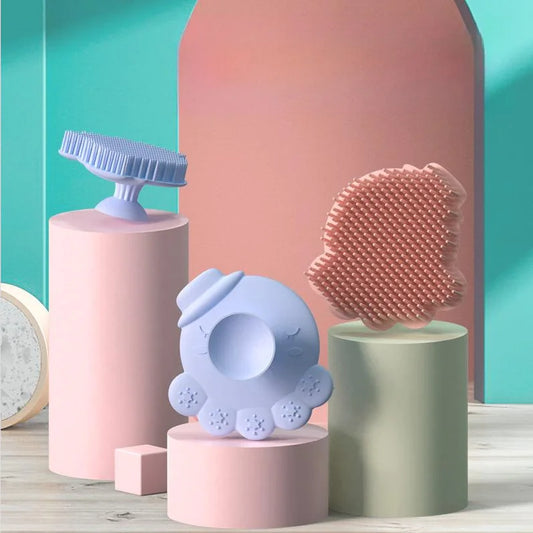 Silicone Bath and Shampoo Massage Brush