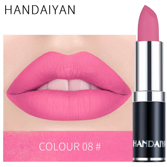 Matte Velvet Lip Gloss in Red Brown Purple Shades