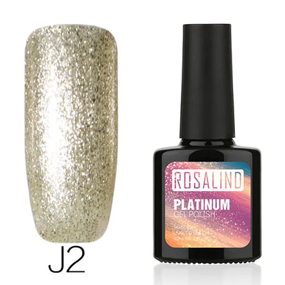 24-Color Platinum Gel Nail Set by ROSALIND
