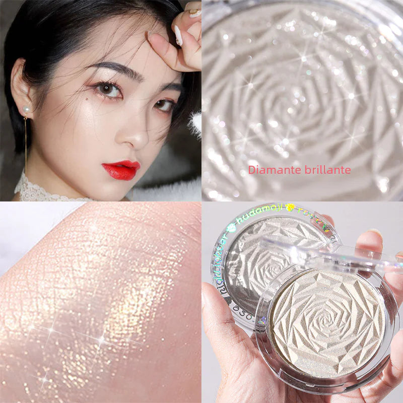 Rose Diamond Highlighter Blush Contour Palette