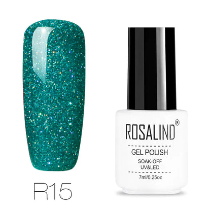 ROSALIND Nail Gel with Starry Rainbow Effects (29 Colors)