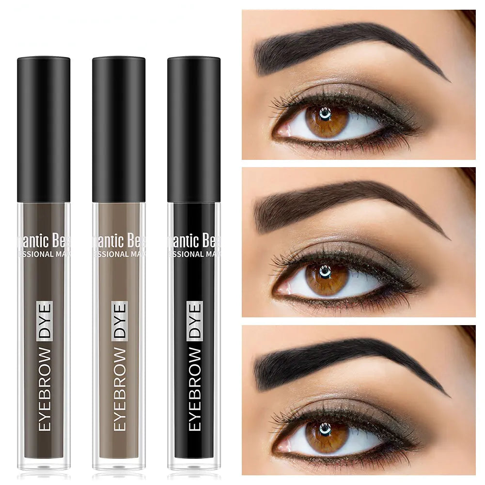 Double-Headed Eyebrow Brush with Lasting Gel Cream