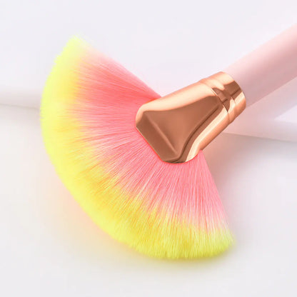12-Piece Pink Makeup Brush Set and Beauty Tools