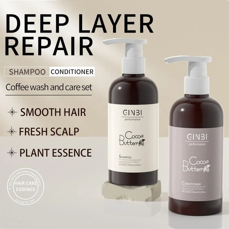 Cocoa Butter Shampoo Conditioner Set