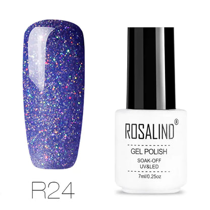 ROSALIND Nail Gel with Starry Rainbow Effects (29 Colors)