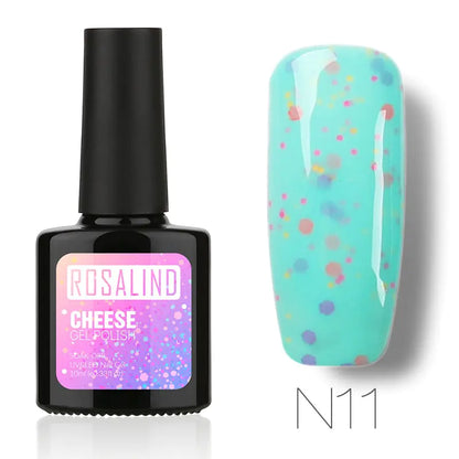 ROSALIND Gel Polish - Orange Dot Cheese Nail Gel