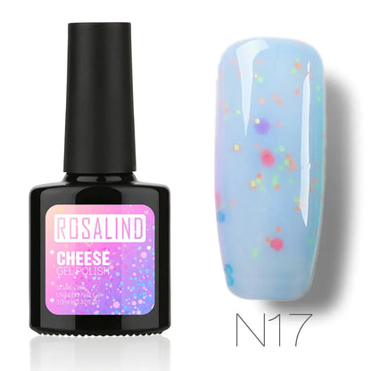 ROSALIND Gel Polish - Orange Dot Cheese Nail Gel