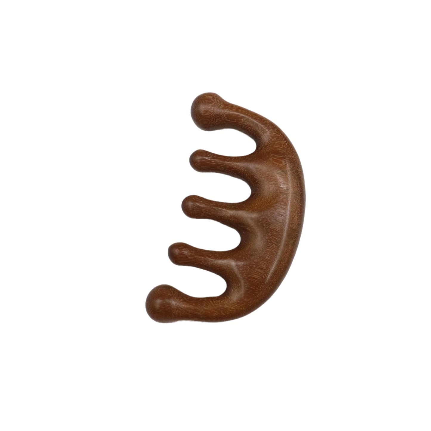 Handmade Golden Sandalwood Scalp Massager Comb