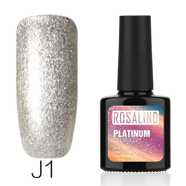 24-Color Platinum Gel Nail Set by ROSALIND