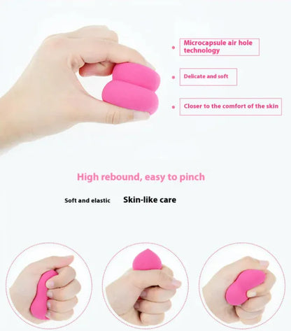 14-Piece Hydrophilic Polyurethane Cosmetic Sponge Set