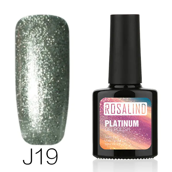 24-Color Platinum Gel Nail Set by ROSALIND