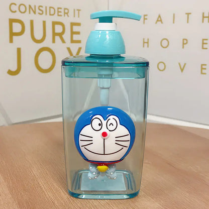 Cute Cartoon Shampoo and Liquid Soap Dispenser Bottle