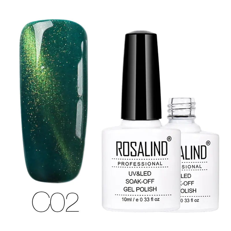 ROSALIND Cat Eye Gel Nail Polish - 30 Colors