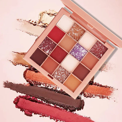 16 Colors Earth Tone Eyeshadow Makeup Collection