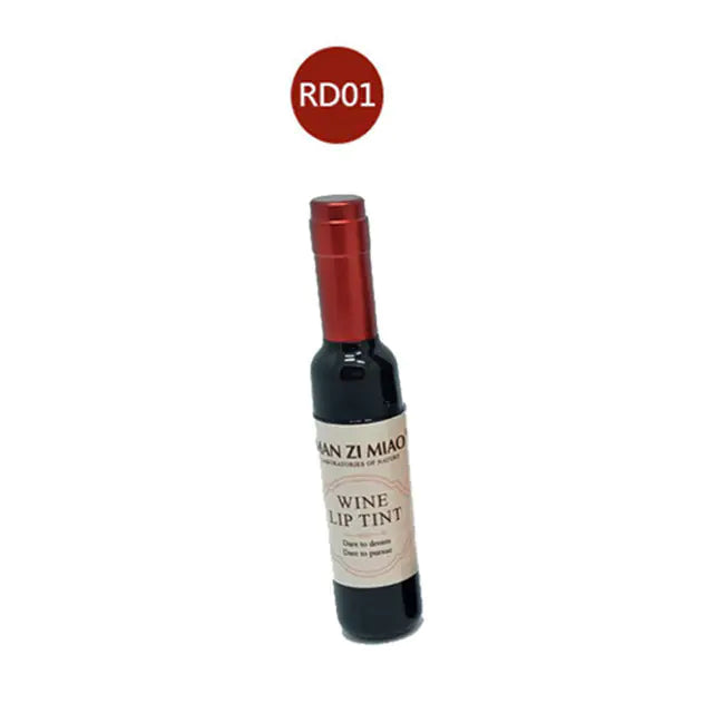 Red Wine Bottle Lip Gloss - Matte Velvet Finish
