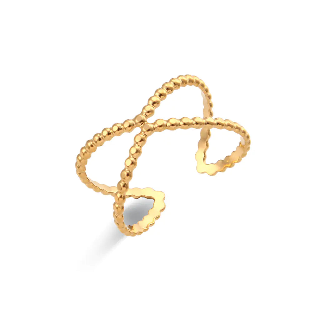 Niche Woven Stainless Steel Ring
