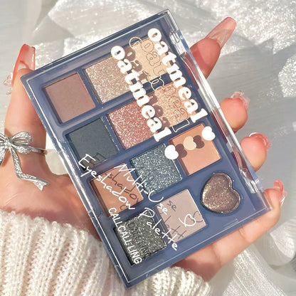 12-Color Matte and Shiny Eyeshadow Palette