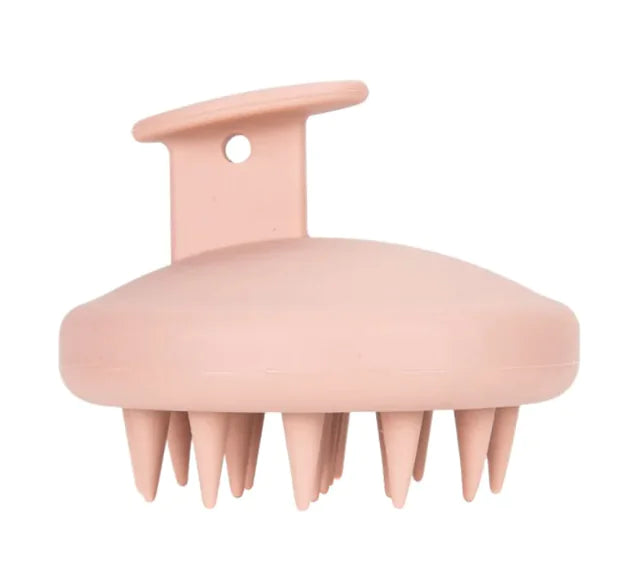 Silicone Shampoo Brush Head & Scalp Cleaning Massager – Soft TPE for Hair & Scalp Health