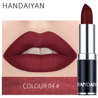 Matte Velvet Lip Gloss in Red Brown Purple Shades