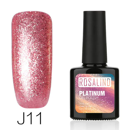 24-Color Platinum Gel Nail Set by ROSALIND
