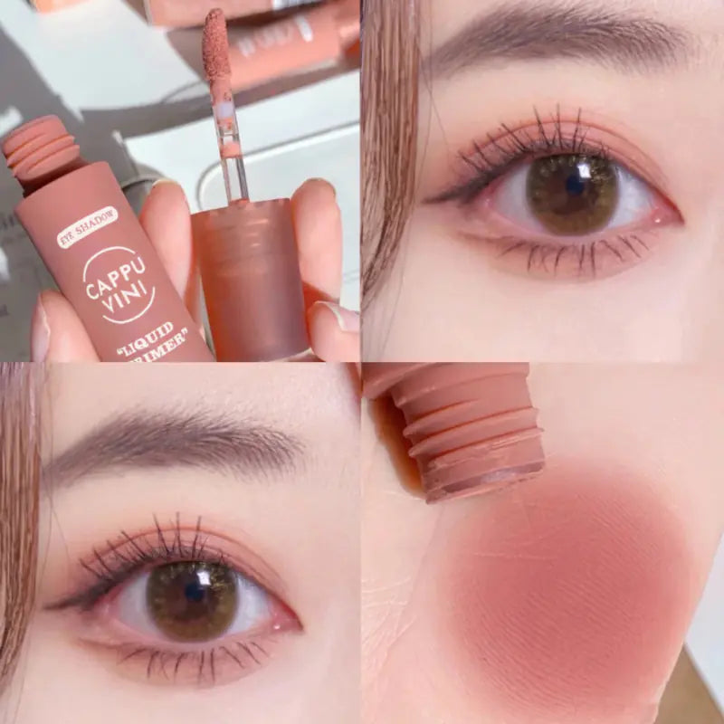 6 Colors Matte Nude Liquid Eyeshadow & Cream Blush