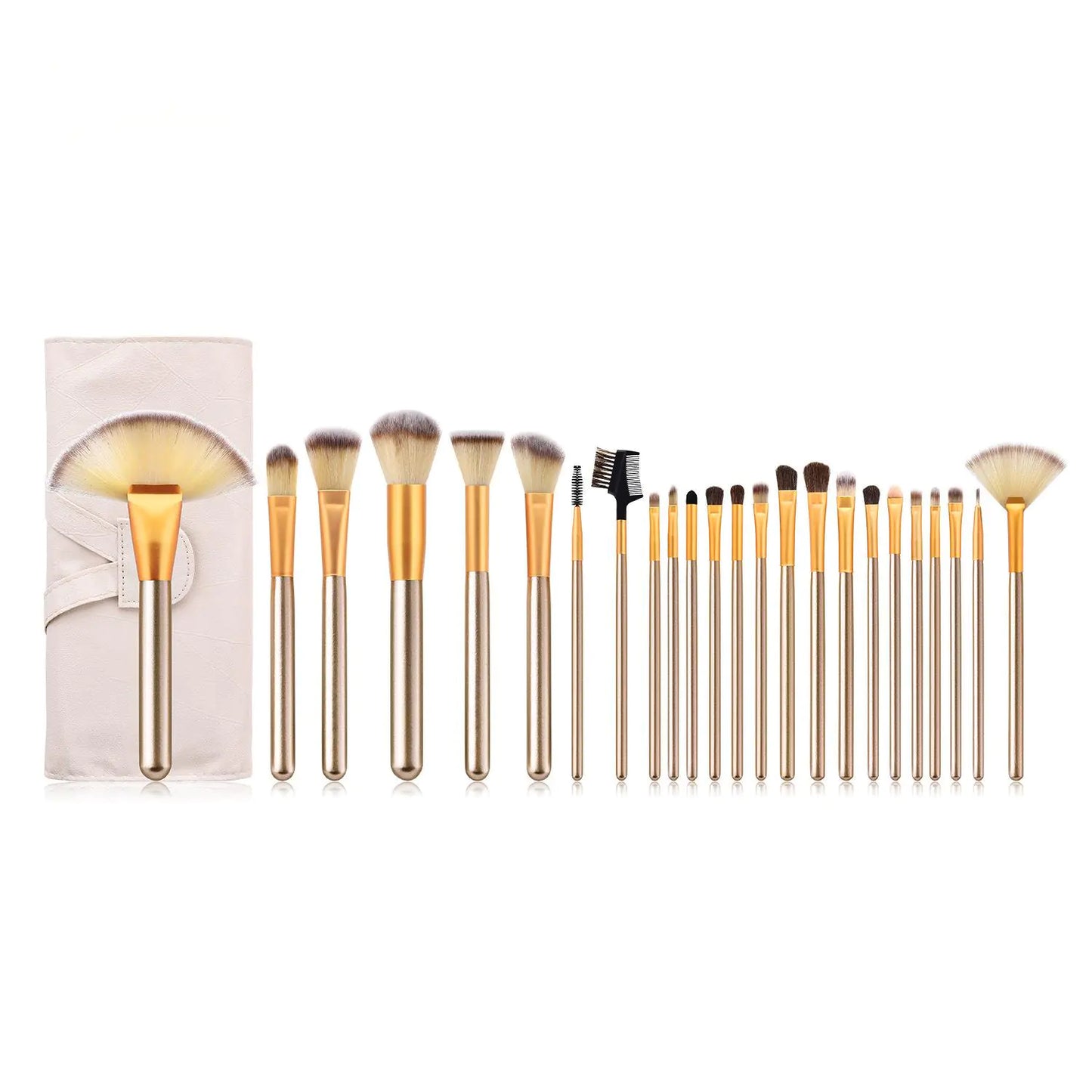Makeup Brush Set, Short Handle, 12/18/24 Pieces
