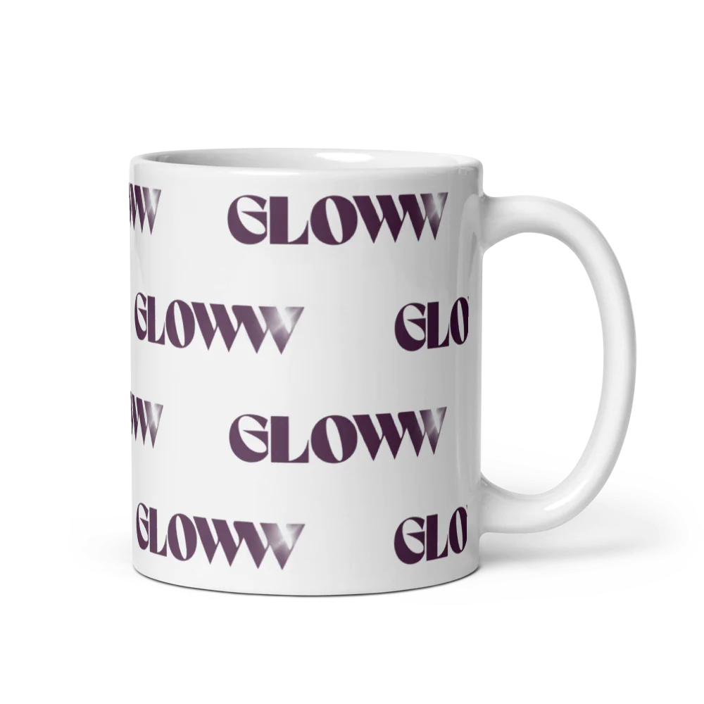 Gloww Custom White Glossy Mug