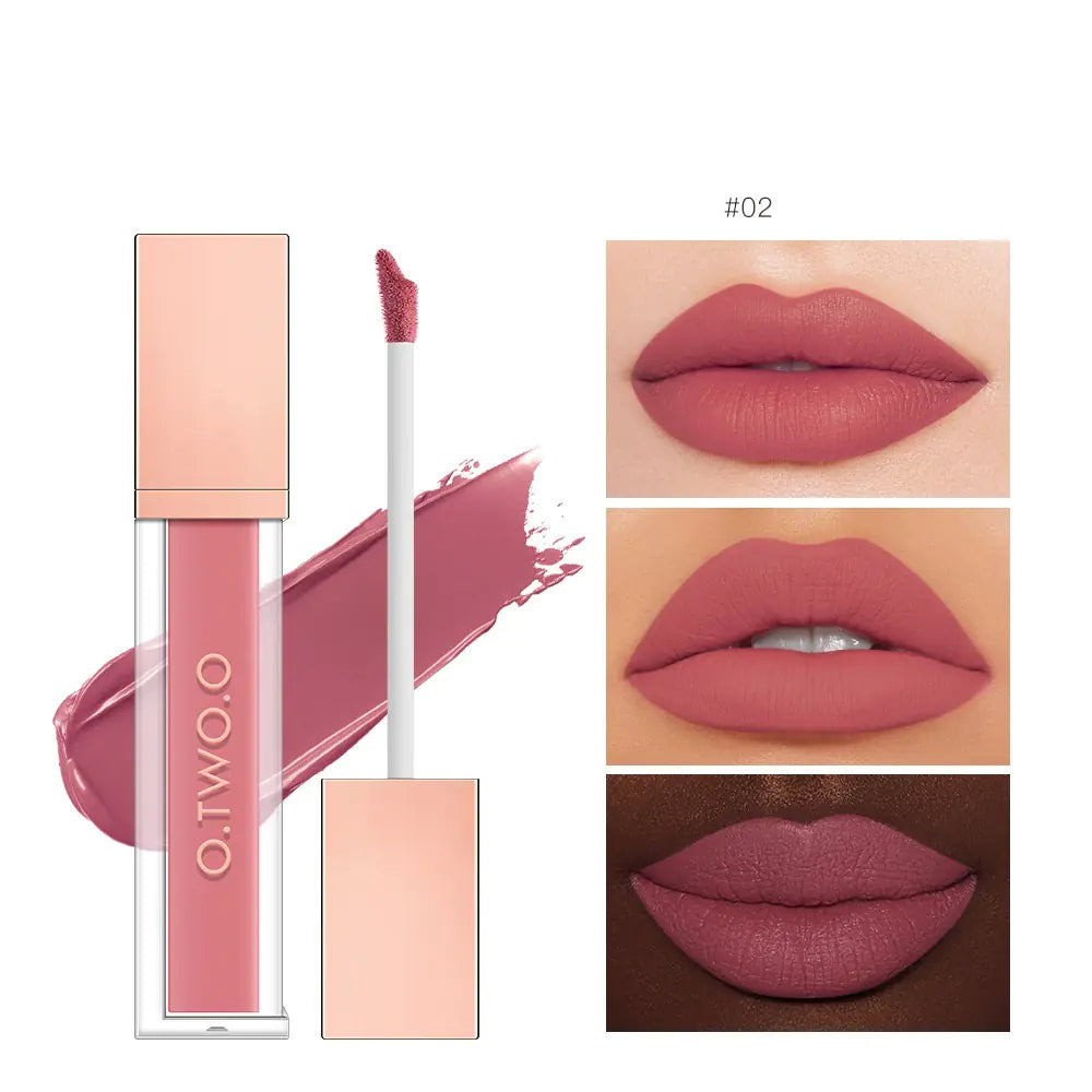 Non-Stick Velvet Matte Lip Gloss in Various Shades