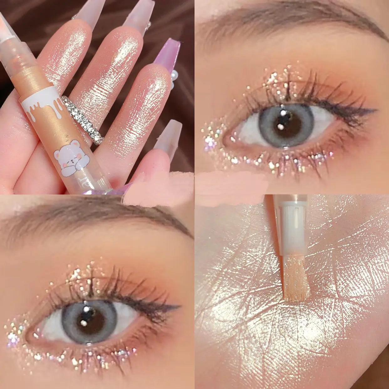 Liquid Highlighter with Polarizing Diamond Sparkle